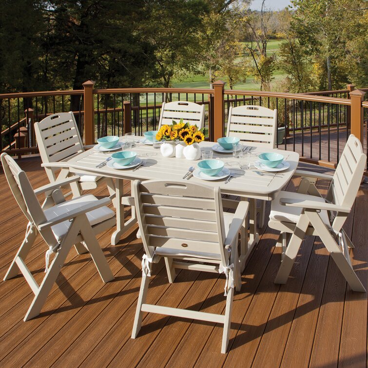 High back best sale patio set